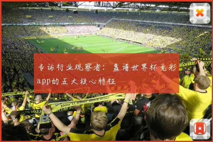 专访行业观察者:靠谱世界杯竞彩app的五大核心特征